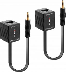 Adapter AV Lindy Jack 3.5mm - RCA (Cinch) czarny (70450) 3