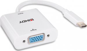 System przekazu sygnału AV Lindy Adap USB Typ C auf VGA Konverter 10