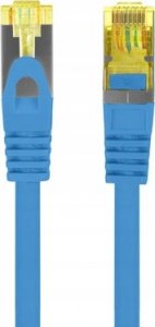 Lanberg Patchcord S/FTP kat.6A 5m LSZH CU fluke passed niebieski 2