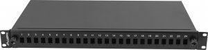 Lanberg Przełącznica światłowodowa Lanberg 24xSC Simplex / 24xLC Duplex RACK 19" 1U Czarna + akcesoria 3