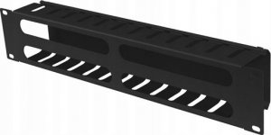 Lanberg Organizer kabli Lanberg AK-1705-B 19" 1U z zaślepką typ A czarny 2
