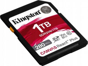 Karta Kingston Canvas React Plus SDXC 1 TB Class 10 UHS-II/U3 V60 (SDR2V6/1TB) 2