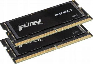 Pamięć do laptopa Kingston Fury Impact, SODIMM, DDR5, 32 GB, 6400 MHz, CL38 (KF564S38IBK2-32) 2