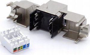 Solarix 10G samozaciskowy keystone CAT6A STP RJ45 4