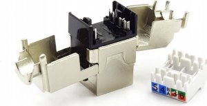 Solarix Solarix Samořezný keystone CAT6 STP RJ45 SXKJ-6-STP-BK-SA 3