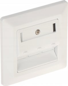 Solarix Gniazdko modularne Solarix na 3 keystony pod tynk białe 2