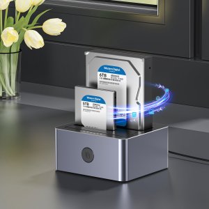 Stacja dokująca Unitek Stacja klonująca dyski 2 x SATA 2,5"/3,5" USB 5Gbps (Y-3026GY01-EU) 9