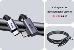 Kabel USB Unitek USB-C - USB-C 5 m Srebrny (C14123BK-5M) 6