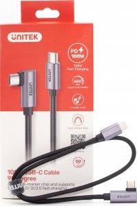Kabel USB Unitek USB-C - USB-C 5 m Srebrny (C14123BK-5M) 7