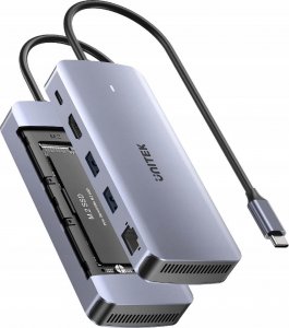 HUB USB Unitek Unitek Aktywny Hub USB-C 10 Gbps, Obudowa na dysk M.2, HDMI 1