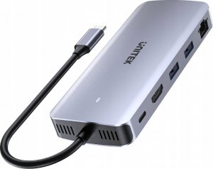 HUB USB Unitek Unitek Aktywny Hub USB-C 10 Gbps, Obudowa na dysk M.2, HDMI 4