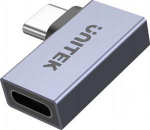 Adapter USB Unitek Unitek Adapter USB-C na USB-C kątowy płaski 40Gbps 1