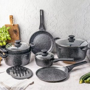 Klausberg Zestaw garnków marmurkowych 12 elementów KB-7658 3