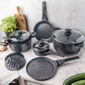 Klausberg Zestaw garnków marmurkowych 12 elementów KB-7658 4