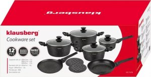 Klausberg Zestaw garnków marmurkowych 12 elementów KB-7658 5
