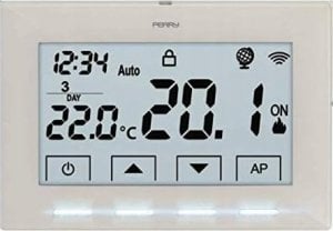 PERRY ELECTRIC Chronotermostat bezprzewodowy Perry 1tx cr029 Wi-Fi Biały 1