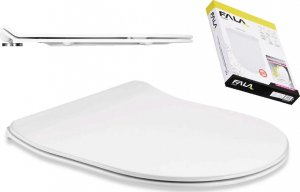 Deska sedesowa Toya FALA DESKA WC SUPER SLIM Z DUROPLASTU WOLNOOPADAJĄCA Z WYPINANNIEM JEDNYM PRZYCISKIEM 17