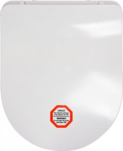 Deska sedesowa Toya FALA DESKA WC SUPER SLIM Z DUROPLASTU WOLNOOPADAJĄCA Z WYPINANNIEM JEDNYM PRZYCISKIEM 6