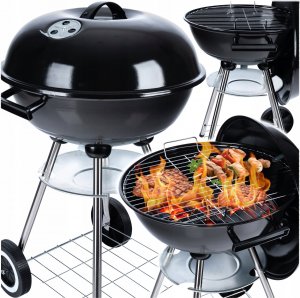 Toya LUND GRILL WĘGLOWY OKRĄGŁY Z POKRYWĄ 41cm 14