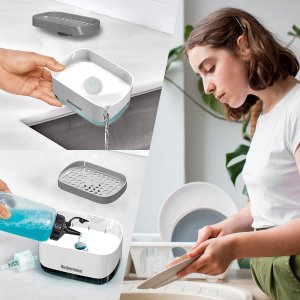 Dozownik do mydła Heckermann Kuchenny dozownik płynu Heckermann KH20017 Biały 3