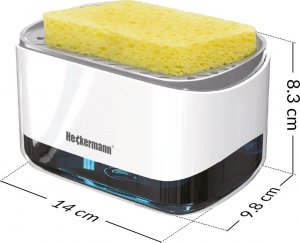 Dozownik do mydła Heckermann Kuchenny dozownik płynu Heckermann KH20017 Biały 9