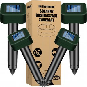 Heckermann Zestaw 2x Odstraszacz solarny Heckermann 528 Kwadratowy 2szt 1