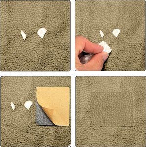 Heckermann Samoprzylepna łata skórzana 50x137cm Kremowa 2