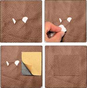 Heckermann Samoprzylepna łata skórzana 50x137cm Jasnobrązowa 2