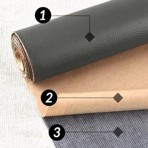 Heckermann Samoprzylepna łata skórzana 50x137cm Jasnoszara 3