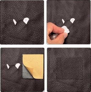 Heckermann Samoprzylepna łata skórzana 50x137cm Kawowa 2