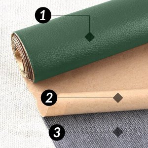 Heckermann Samoprzylepna łata skórzana 50x137cm Zielona 3