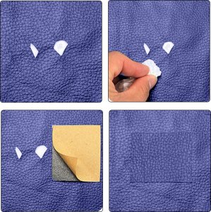 Heckermann Samoprzylepna łata skórzana 50x137cm Ciemnoniebieska 2