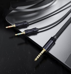 FiiO Jack 4.4mm - Jack 3.5mm x2 1.5m czarny 3