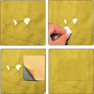 Heckermann Samoprzylepna łata skórzana 50x137cm Żółta 2