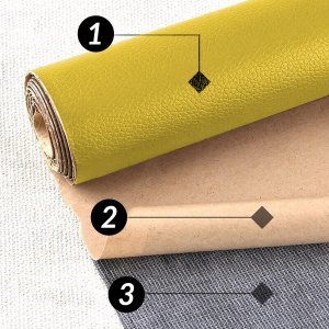 Heckermann Samoprzylepna łata skórzana 50x137cm Żółta 3