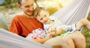 Heckermann Hamak sznurkowo-drewniany z drążkiem Heckermann 300kg 260x150cm Beżowy 14