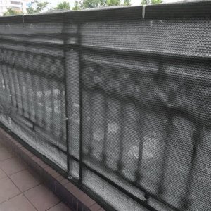 Heckermann Zestaw Osłona balkonowa 1x7m Heckermann - Szara + Opaski zaciskowe 50szt - Szare 3
