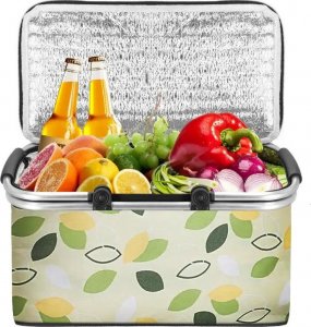 Heckermann Kosz piknikowy Heckermann 30L Żółty 6