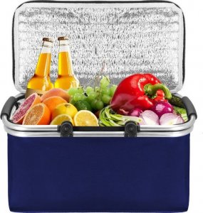 Heckermann Kosz piknikowy Heckermann 30L Granatowy 6