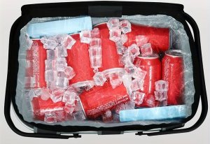 Heckermann Kosz piknikowy Heckermann 30L Granatowy 9