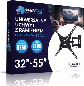 Signaflex Uchwyt do telewizora monitora 32-55" VESA obrotowy Signaflex X400 2