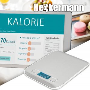Waga kuchenna Heckermann Waga kuchenna elektroniczna mała Heckermann 2012 3