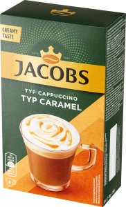 Jacobs Jacobs Typ Cappucino Typ Caramel Rozpuszczalny napój kawowy 96 g (8 x 12 g) 2