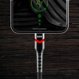 Kabel USB EverActive USB-C - USB-C 2 m Czarny (CBB-2PDR) 2