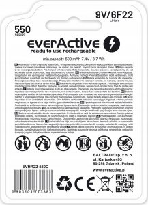 EverActive Akumulator Rechargeable 550mAh 1 szt. 10