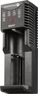 Ładowarka EverActive Ładowarka do akumulatorków cylindrycznych Li-ion oraz Ni-MH everActive UC-100C z funkcją Power Bank 2