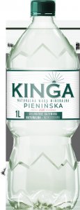 Woda KINGA PIENIŃSKA KINGA PIENIŃSKA Naturalna woda mineralna delikatnie gazowana niskosodowa 1 l 1