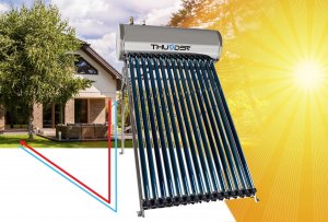 Thunder Kolektor słoneczny ciśnieniowy ze zbiornikiem THUNDER - 150L 3
