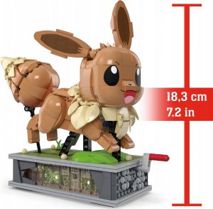 Mattel MEGA Pokemon „Ruchomy” Eevee do ustawiania  (HTH71) 6