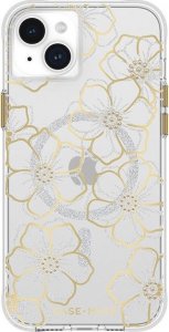 Case-Mate Case-Mate Floral Gems MagSafe - Etui iPhone 15 Plus (Gold) 1